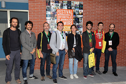 De izquierda a derecha - José Miguel Ribeiro, José Corral, Manel Cráneo, Juan Carlos Mostaza, Mercedes Marro y Diego Porral fueron algunos de los directores presentes