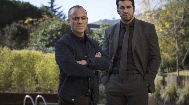 Javier Gutiérrez y Mario Casas, actores masculinos protagonistas de 'Hogar'.