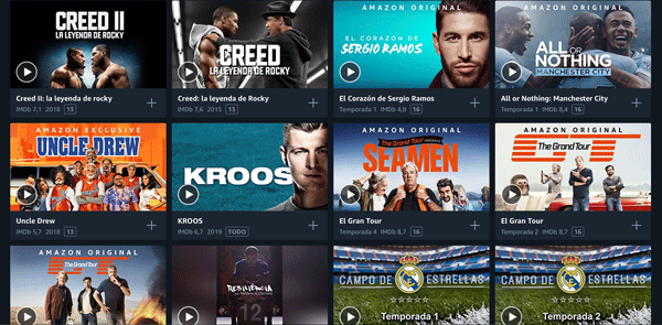 Deportes en amazon outlet prime video