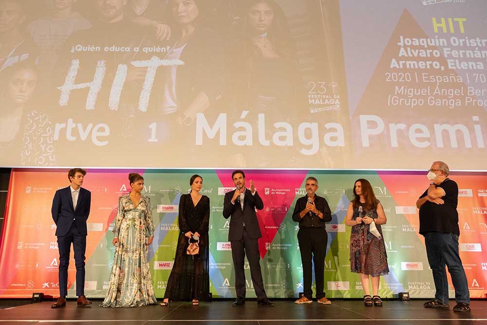 Presentación en Málaga Première de 'HIT' de RTVE.