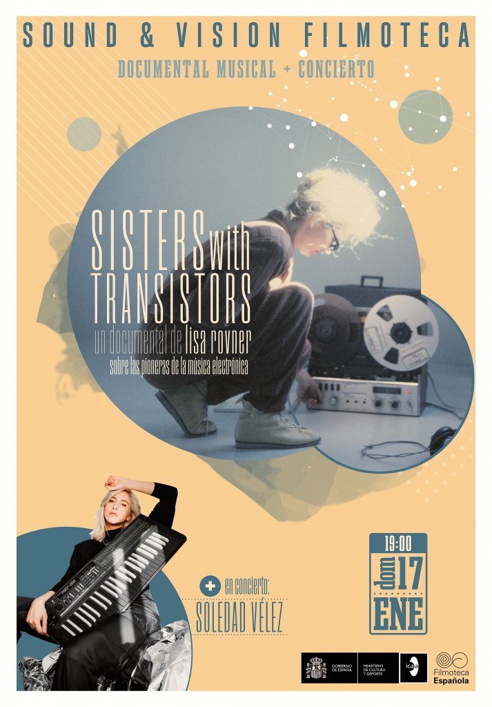 Cartel de la primera proyección más concierto de Sound and Vision Filmoteca