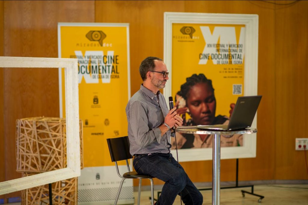  Valentín Romero, coordinador de MiradasDoc Market.