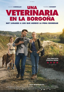 Cartel de Una veterinaria en la Borgoña