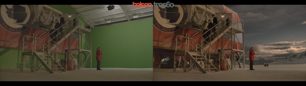 VFX Breakdown de la serie 'The Head' de Mediapro postproducida por Telson.