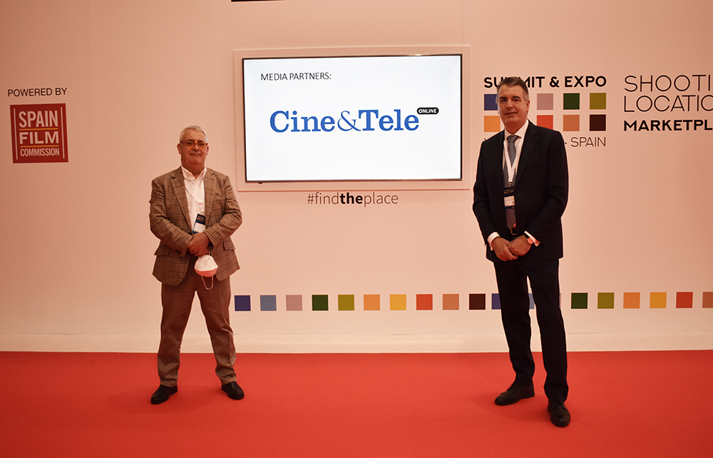 Antonio Carballo, editor de Cineinforme, y Alberto Alonso, director de Feria de Valladolid.