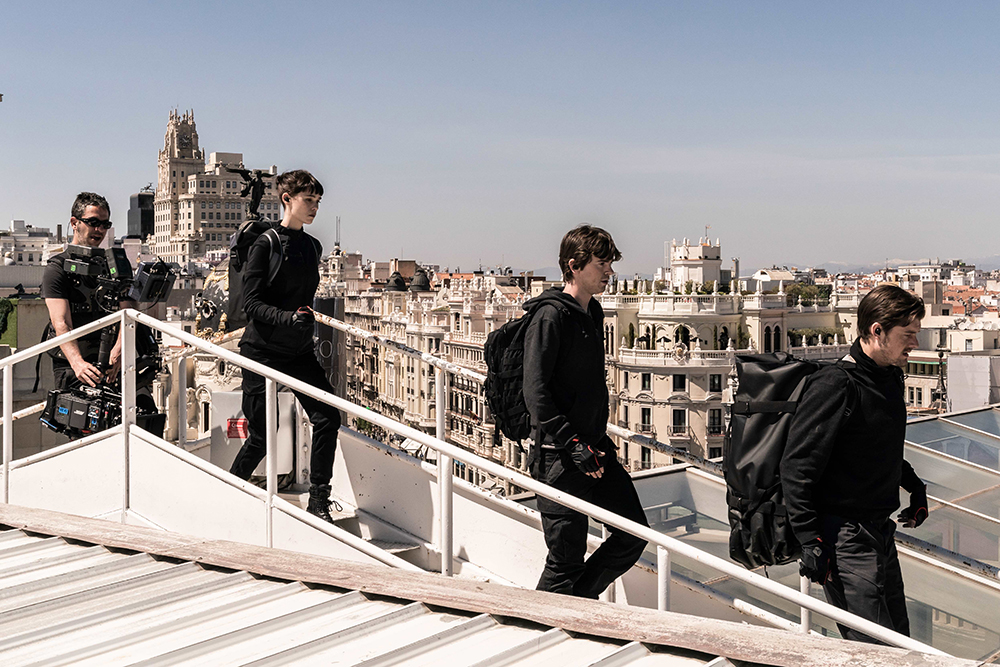 'Way Down' (Jaume Balagueró), en el edificio Zúrich en el centro de Madrid (Foto: Diego López Calvin / Telecinco Cinema)
