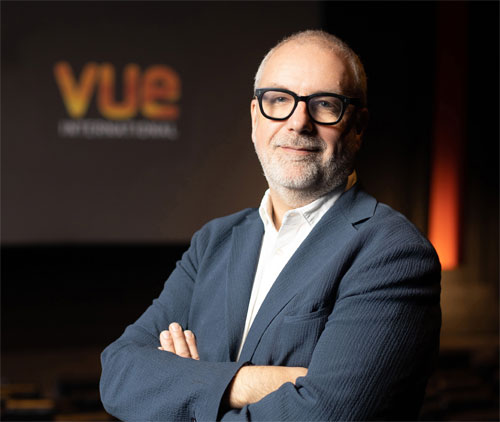 Steve Knibbs del circuito Vue International, Premio Exhibidor del Año en CineEurope 2022