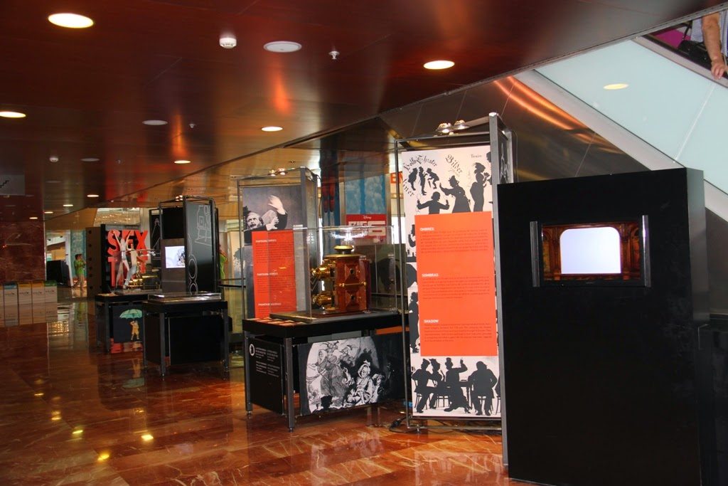 Exposición de 2014 en CineEurope organizada por Fundación Aula de Cine Colección Josep M. Queraltó.