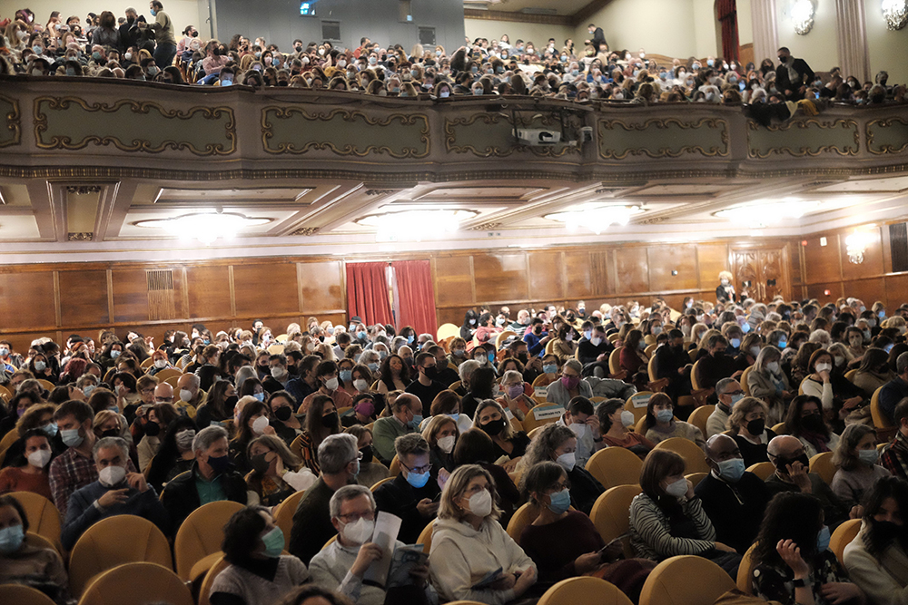 Imagen del Teatro Jovellanos en el Festival de Gijón 2021 (Foto: Natalia Casado)