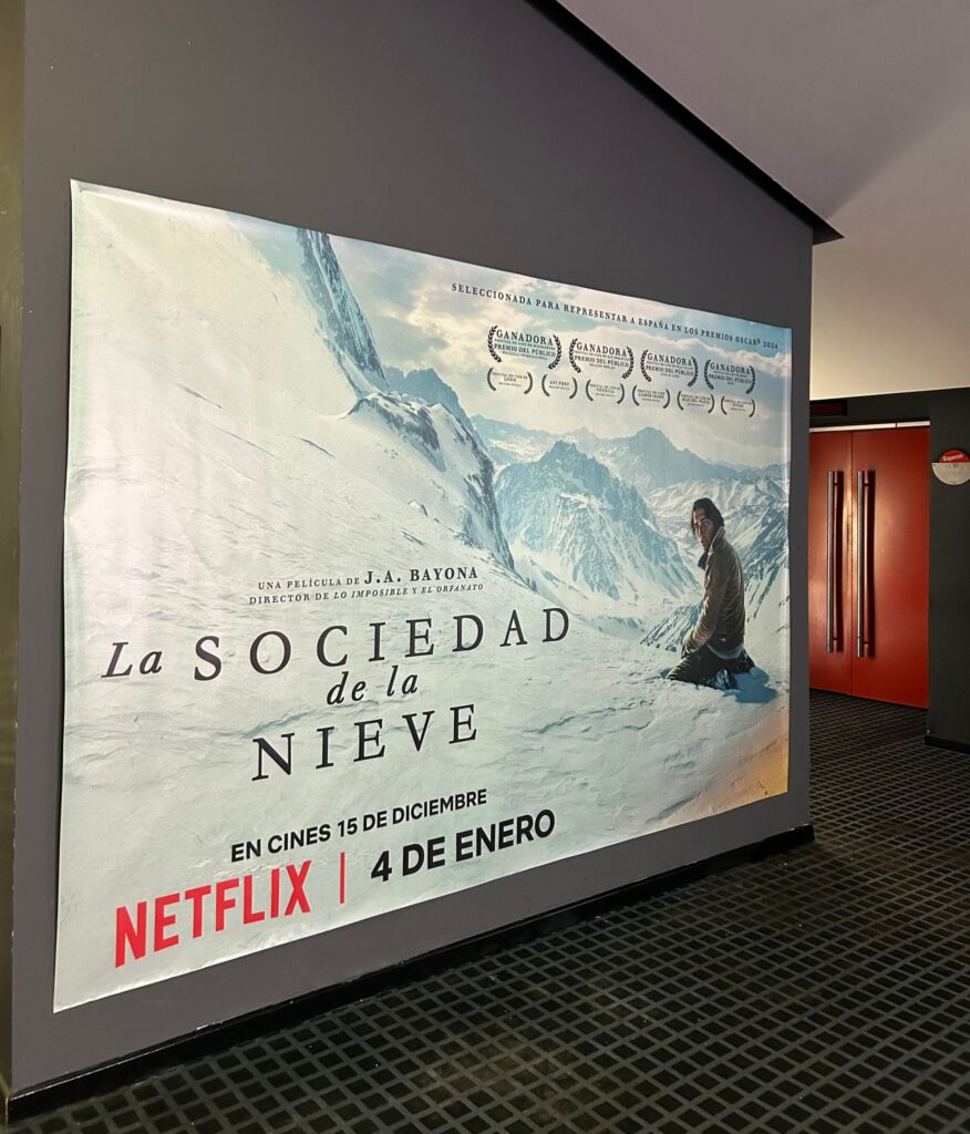 Cartel de 'La sociedad de la nieve'
