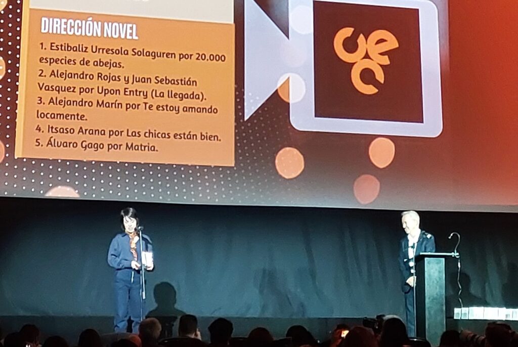 Estíbaliz Urresola, Mejor Dirección Novel por '20000 especies de abejas' en los 79º Premios CEC